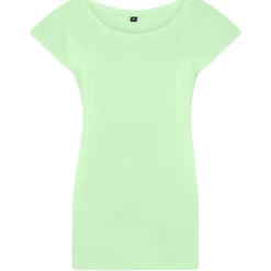 Frauen T-Shirt mit weitem Rundhalsausschnitt