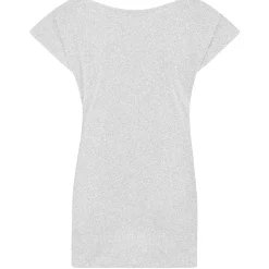 Frauen T-Shirt mit weitem Rundhalsausschnitt