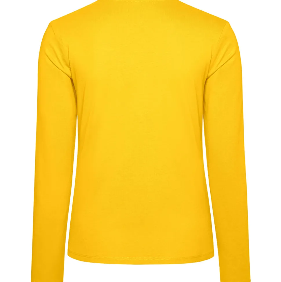 Frauen V-Ausschnitt Langarmshirt