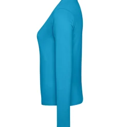 Frauen V-Ausschnitt Langarmshirt
