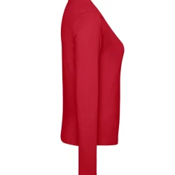 Frauen V-Ausschnitt Langarmshirt