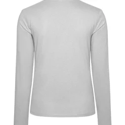 Frauen V-Ausschnitt Langarmshirt