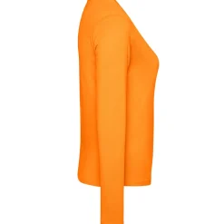 Frauen V-Ausschnitt Langarmshirt