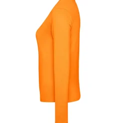 Frauen V-Ausschnitt Langarmshirt