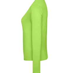 Frauen V-Ausschnitt Langarmshirt