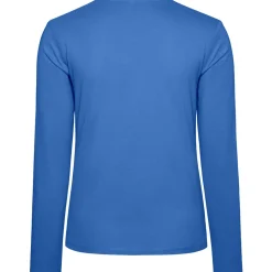 Frauen V-Ausschnitt Langarmshirt