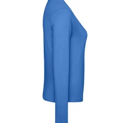 Frauen V-Ausschnitt Langarmshirt