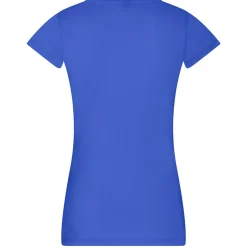 Frauen V-Ausschnitt T-Shirt Moon
