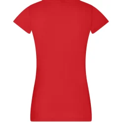Frauen V-Ausschnitt T-Shirt Moon