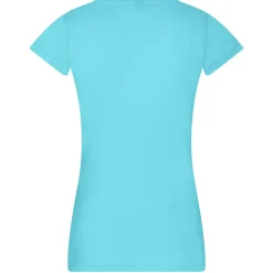 Frauen V-Ausschnitt T-Shirt Moon