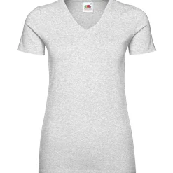 Frauen V-Ausschnitt T-Shirt Valueweight