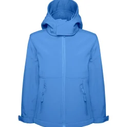 Kinder Kapuzen-Softshell Jacke