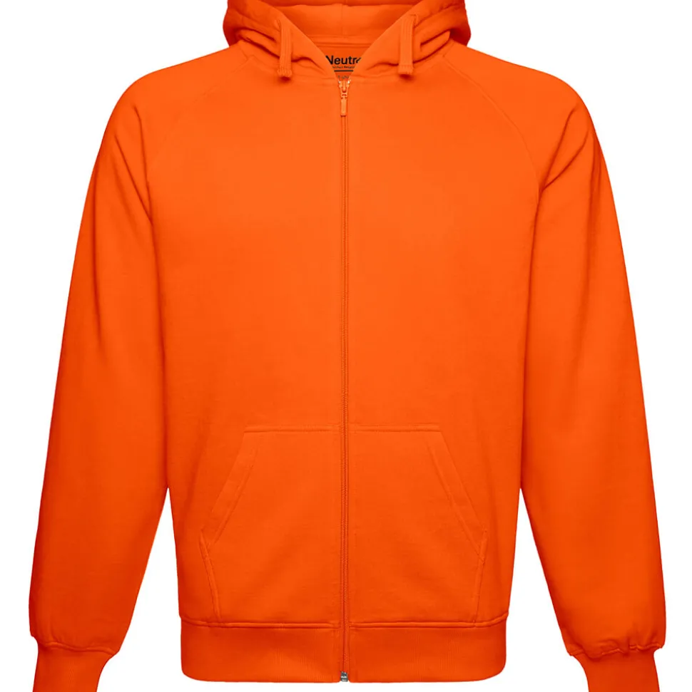 Männer Bio Kapuzensweatjacke Fairtrade in Übergröße