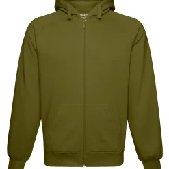 Männer Bio Kapuzensweatjacke Fairtrade in Übergröße