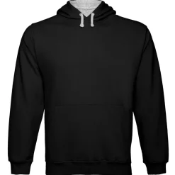 Männer Kontrast Hoodie Varsity in Übergröße