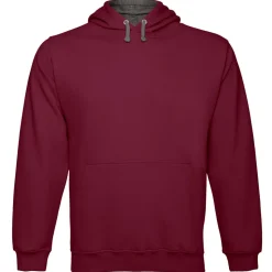 Männer Kontrast Hoodie Varsity in Übergröße