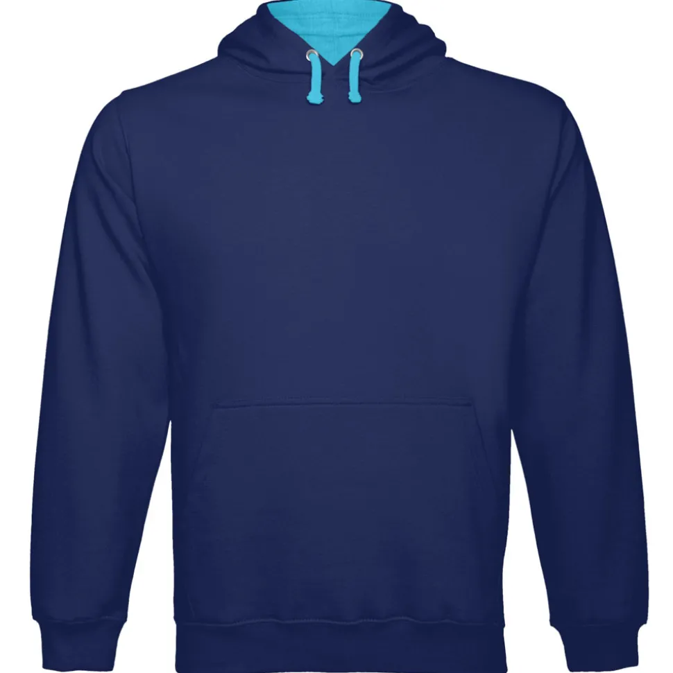 Männer Kontrast Hoodie Varsity