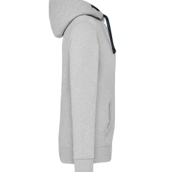 Männer Kontrast Kapuzen-Sweatjacke - Fair4All