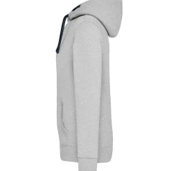 Männer Kontrast Kapuzen-Sweatjacke - Fair4All