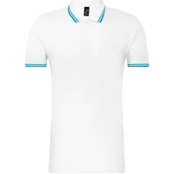 Männer Kontrast Poloshirt Pasadena