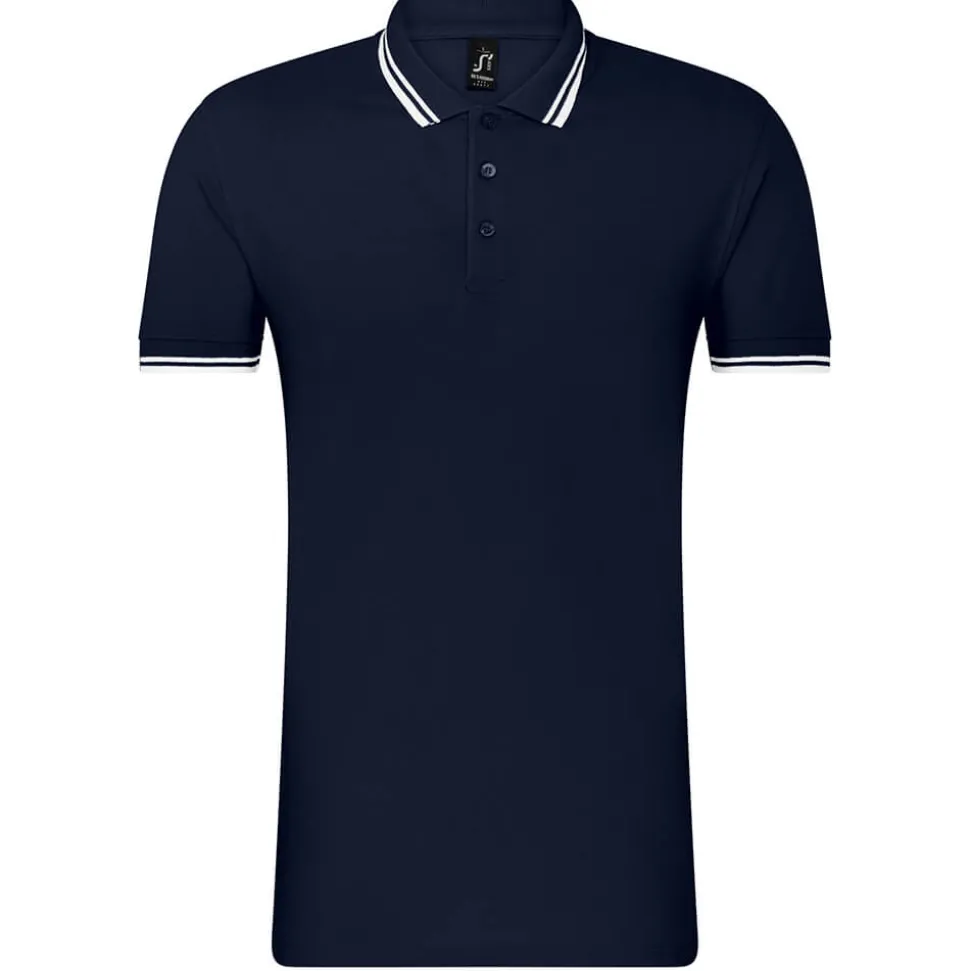 Männer Kontrast Poloshirt Pasadena