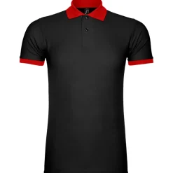Männer Kontrast Poloshirt Prince