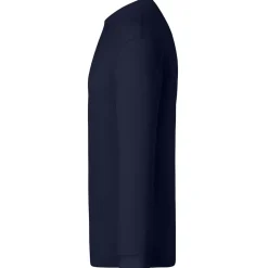 Männer Langarm Fein-Piqué Poloshirt 180