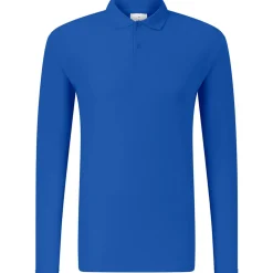 Männer Langarm Piqué Poloshirt ID.001