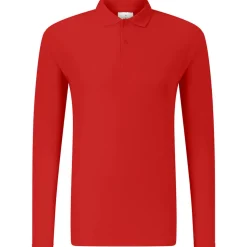 Männer Langarm Piqué Poloshirt ID.001