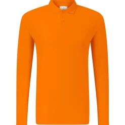 Männer Langarm Piqué Poloshirt ID.001