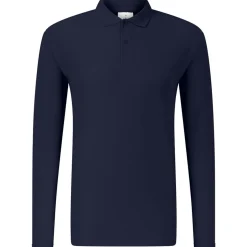 Männer Langarm Piqué Poloshirt ID.001