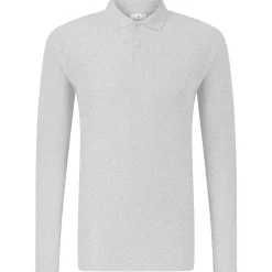 Männer Langarm Piqué Poloshirt ID.001