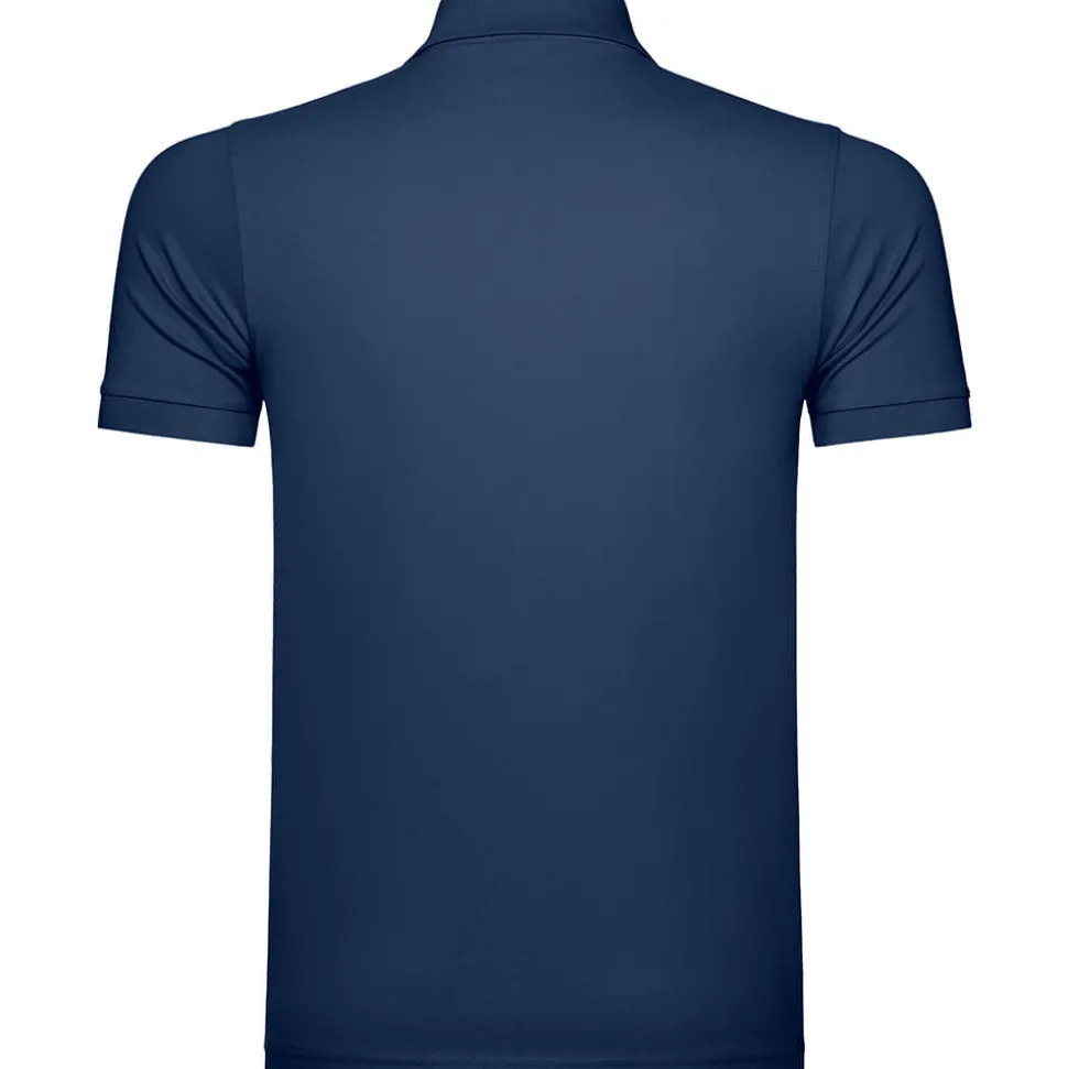 Männer Luxury Stretch Poloshirt in Übergröße