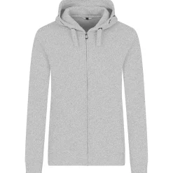 Männer Premium Kapuzen-Sweatjacke 70/30 Mischgewebe in Übergröße