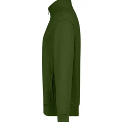Männer Premium Sweatjacke French Terry 70/30 Mischgewebe in Übergröße