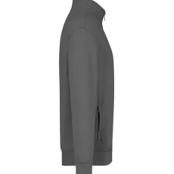 Männer Premium Sweatjacke French Terry 70/30 Mischgewebe in Übergröße