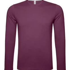 Männer Rundhals Langarmshirt in Übergröße