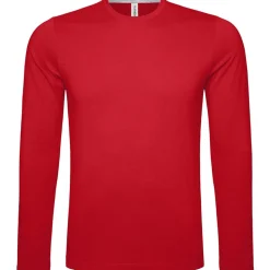 Männer Rundhals Langarmshirt in Übergröße