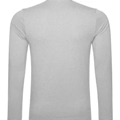 Männer Rundhals Langarmshirt in Übergröße