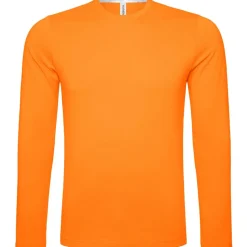 Männer Rundhals Langarmshirt in Übergröße