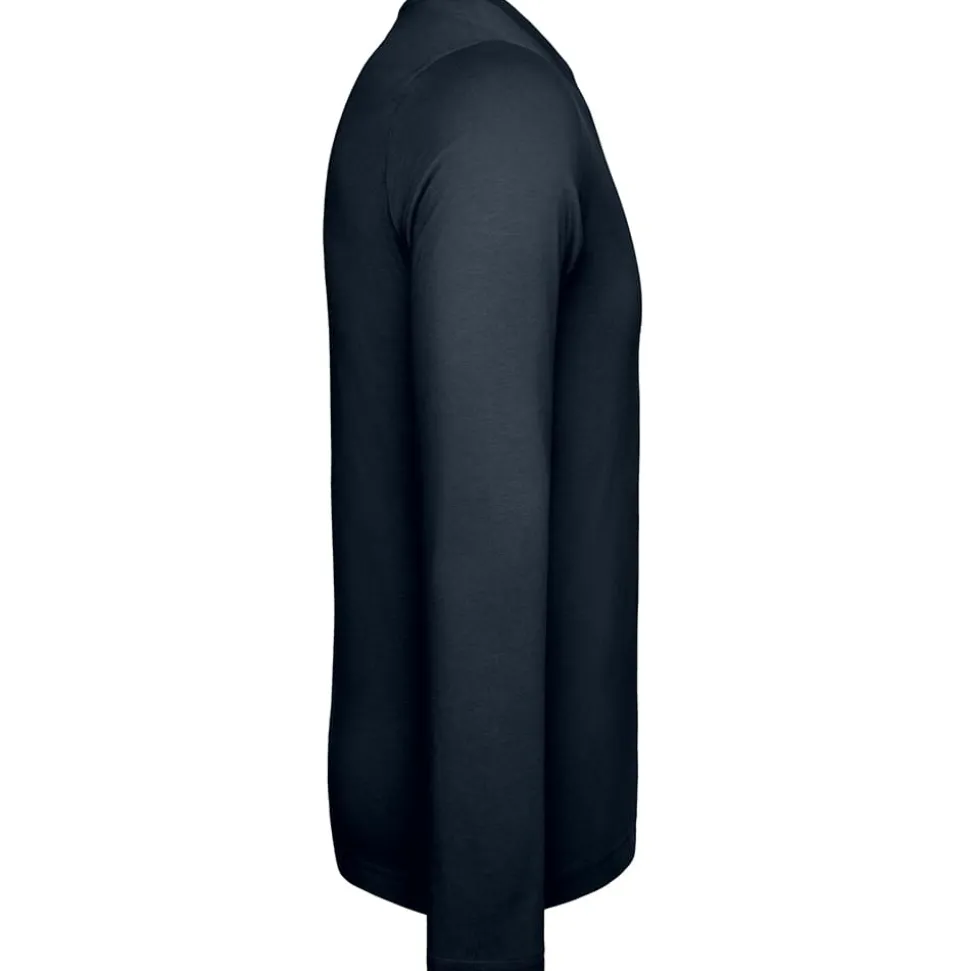 Männer Rundhals Langarmshirt in Übergröße