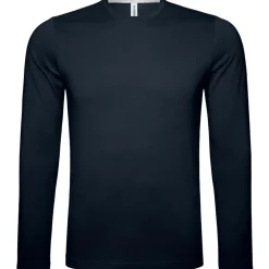 Männer Rundhals Langarmshirt in Übergröße
