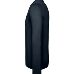 Männer Rundhals Langarmshirt in Übergröße