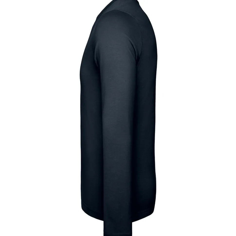 Männer Rundhals Langarmshirt in Übergröße