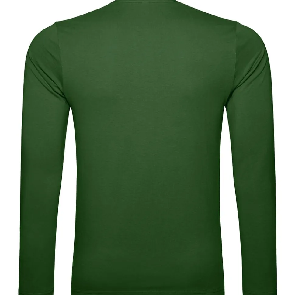 Männer Rundhals Langarmshirt in Übergröße