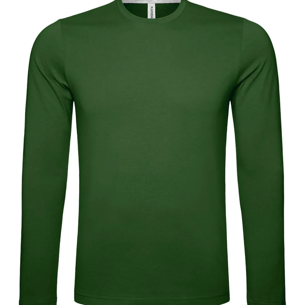 Männer Rundhals Langarmshirt in Übergröße