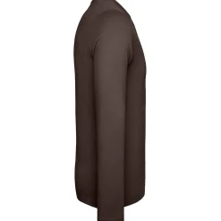 Männer Rundhals Langarmshirt in Übergröße