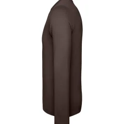 Männer Rundhals Langarmshirt in Übergröße