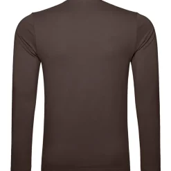 Männer Rundhals Langarmshirt in Übergröße