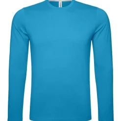 Männer Rundhals Langarmshirt